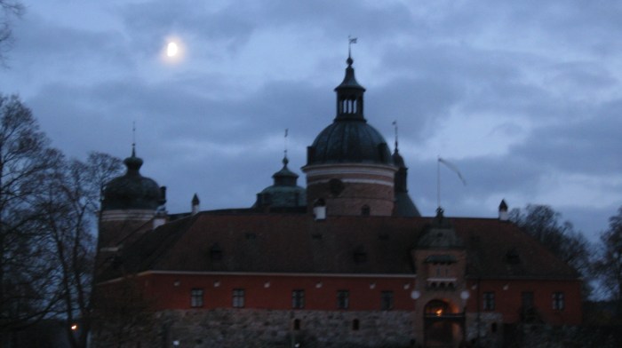 Castle and moon
