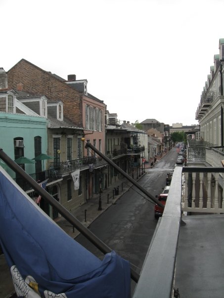 On the Balcony, primo Mardi Gras parade spot.