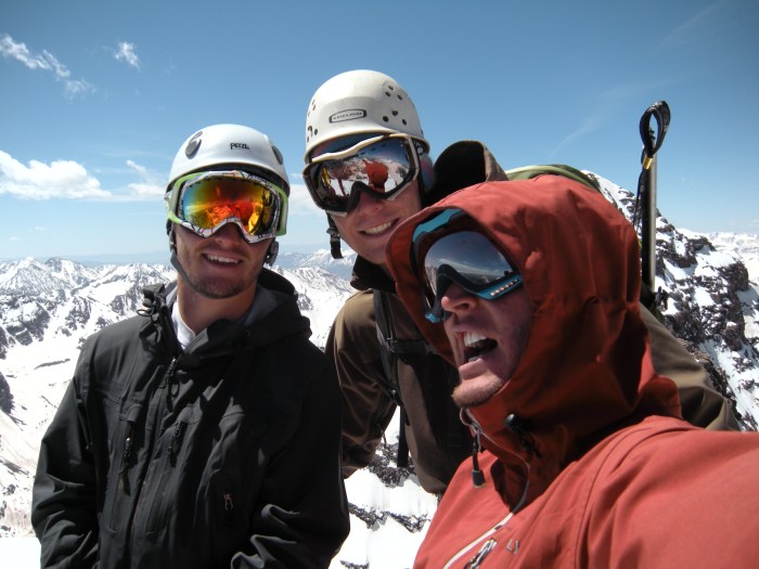 All smiles on the summit