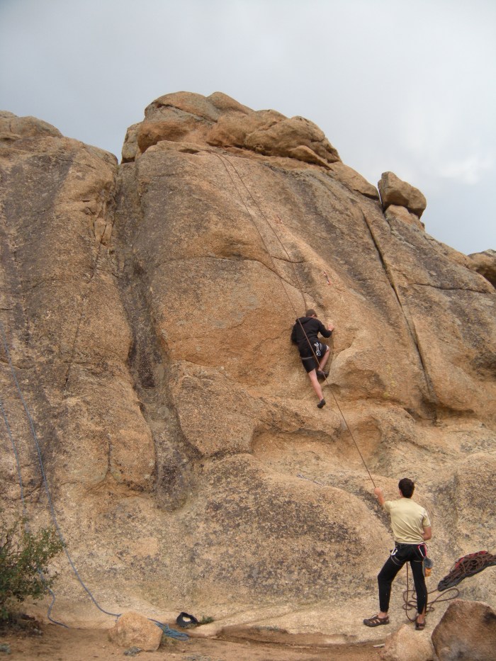 Chris getting up his first 5.9