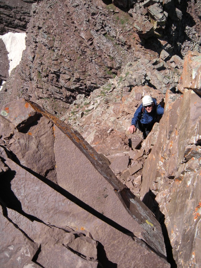 Looking at Chris after the first class 5 move