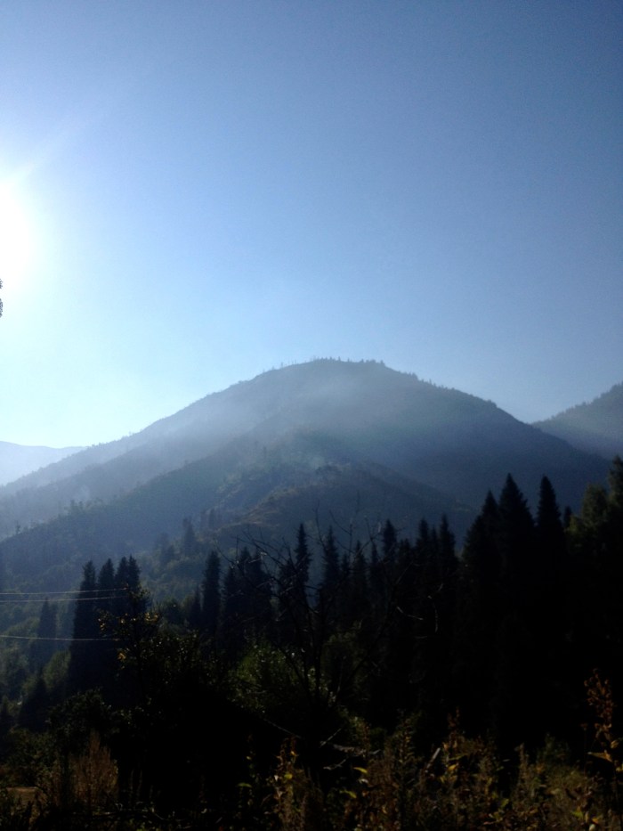 The entire North Face of this Mountain was scorched. Thankfully, that was all that burned