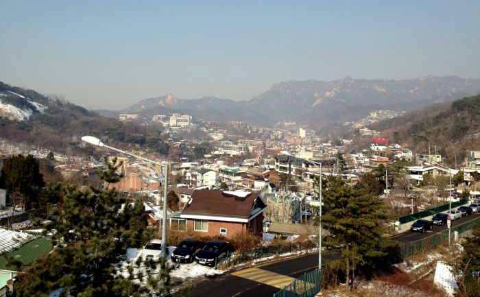 Looking further north from the Fortress Wall