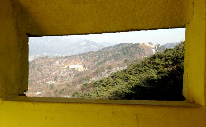 Pictures were generally frowned upon, but this abandoned guard station allowed for some sneaky shots.