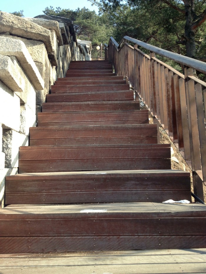 Long Stairclimb to the Summit