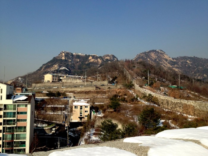Mt. Inwangsan from the Fortress Wall Trail
