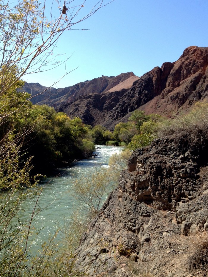 Charyn River from as far as we could walk upstream.