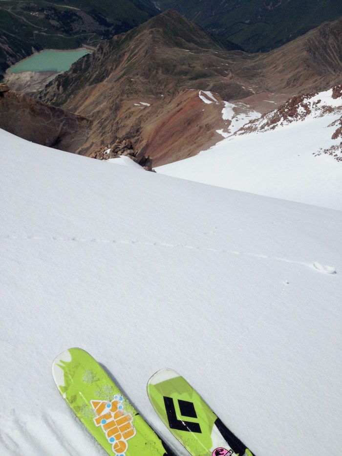 Looking down 1500 feet of July bliss