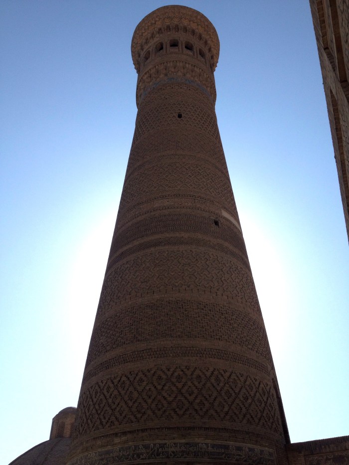 The Kalon Minaret was no small task for the people of Bukhara in 1127