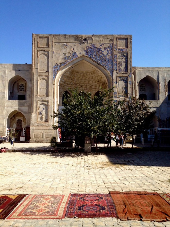 Inside the Abdul Aziz Khan Medressa, now a bazaar