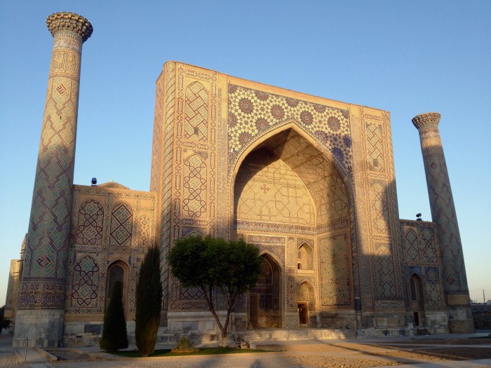 Ulugbek Medressa, finished in 1420