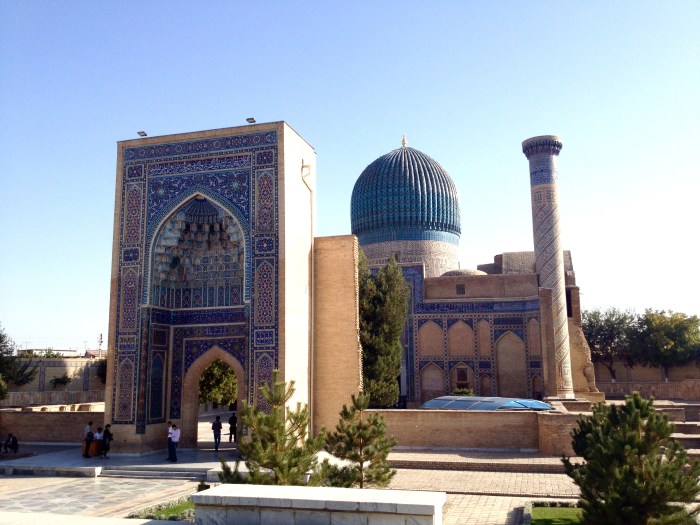 Gur-E-Amir Mausoleum, the final resting place of Timur and his grandson Ulugbek