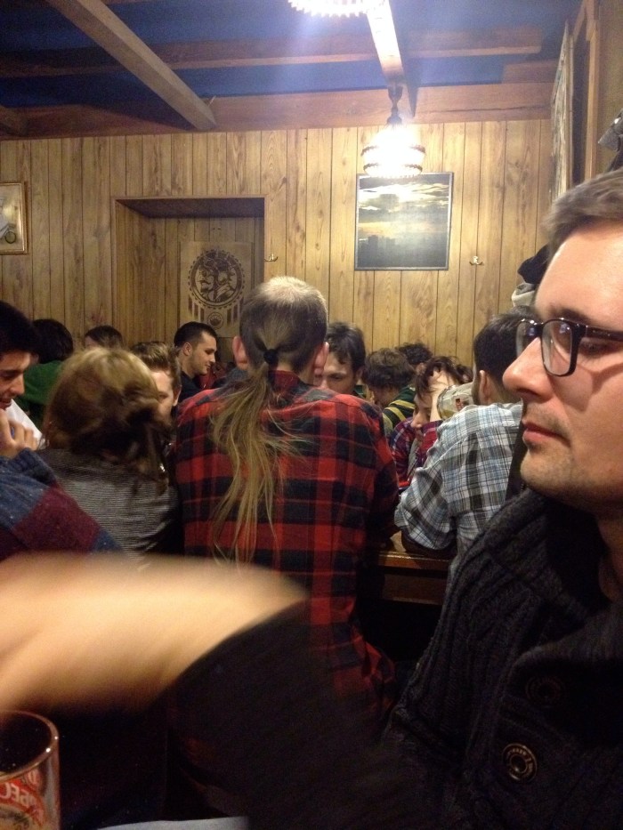 The guy with the skullet arrived just before Alex