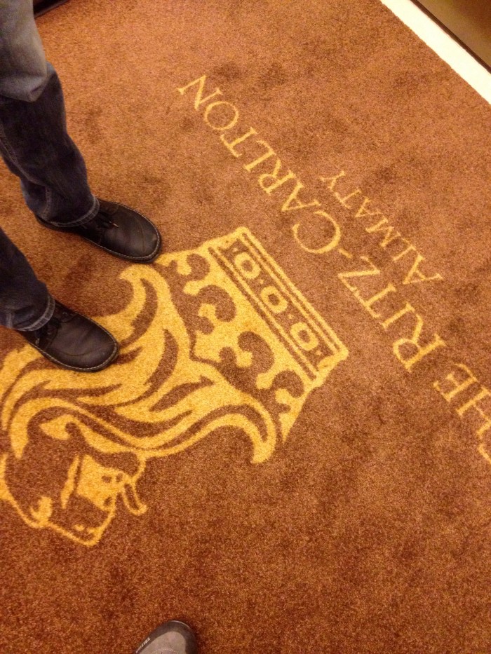 I finally made it inside...