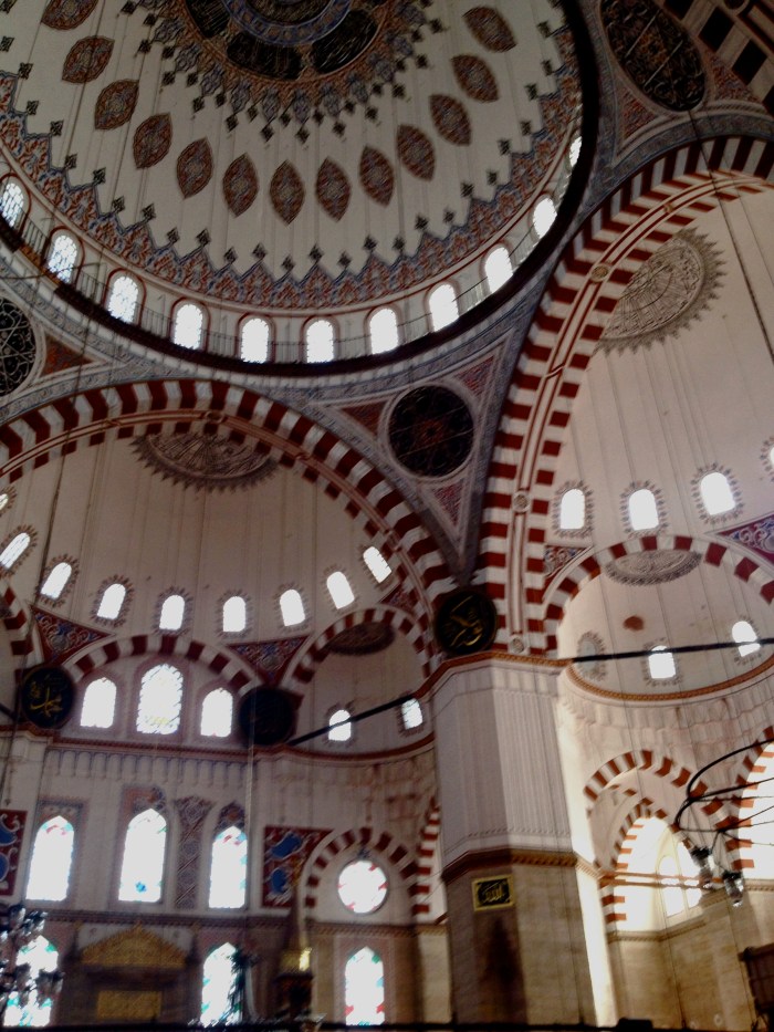 Inside the Sehzadebasi Mosque