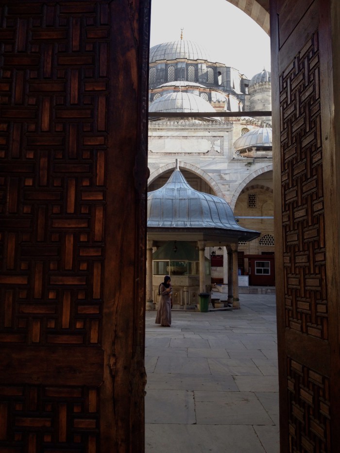 Entrance to Sehzadebasi Mosque