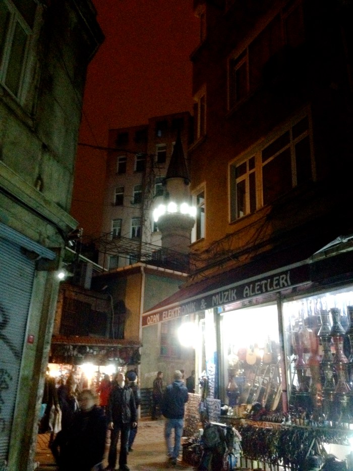 Small street between Galata and Istiklal Avenue