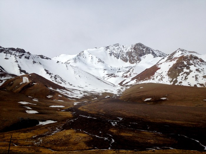 On the north side of Ak-Baital Pass. There were so many lines to climb and ski on the Pamir Highway, this was only the tip of the proverbial iceberg