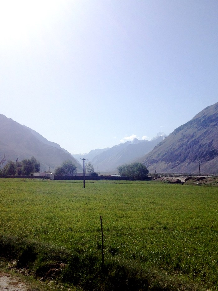 Leaving Langar in the morning light