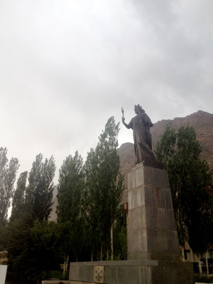 Statue in Khorog