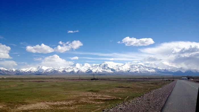 Peak Lenin in the DIstance