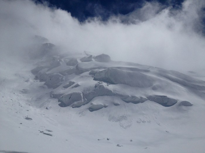 Clouds moving in on the Frying Pan