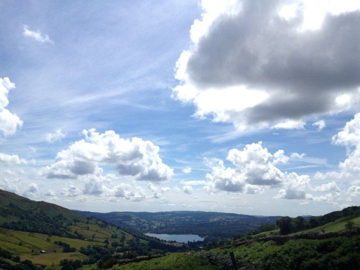 Looking down from Kirkstone Pass