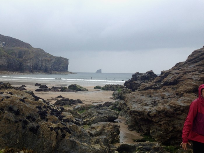 St Agnes in the rain