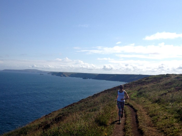 Dav on the coastal trail near St. Ives