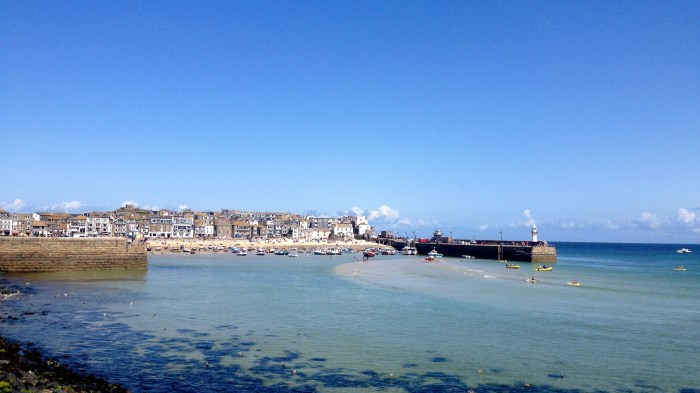 The St. Ives Harbor, or the scene of the crime